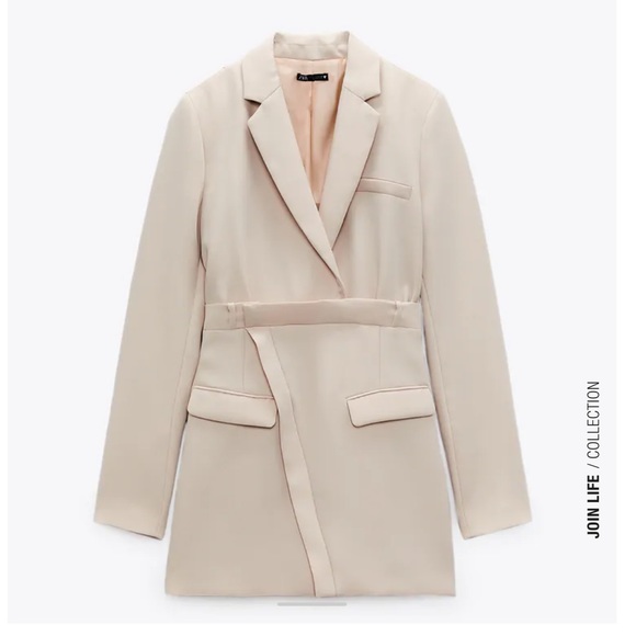 Luxurious Cream blazer dress - Picture 6 of 10